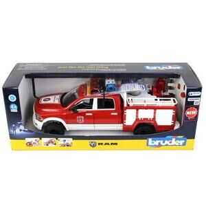 New Ram 2500 Fire Engine Truck with Lights & Sound Module by Bruder